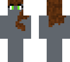 long brown hair template