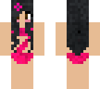 pink bikiny girl