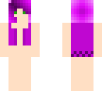 pink hair girl as a  skin base