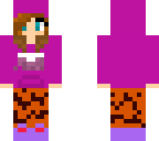 pink hoodie girl