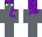 purple hair template