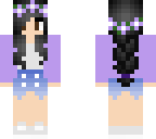 purple jacket girl