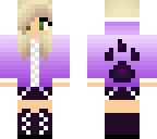 purple wolf girl