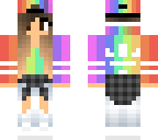 rainbow adidas girl