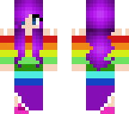 rainbow dress girl