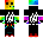 rainbow slime with diffrent preston hoodie