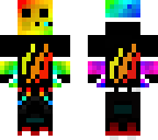 rainbow slime with preston hoodie