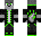 really cool wolf skin - light green