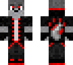 really cool wolf skin - red
