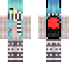 shy anime girl winter version