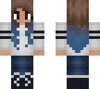sweater blue hair girl