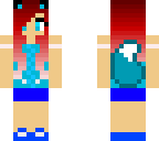 blue and red fox