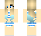 blue bathing suit