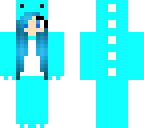 blue dino girl