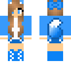 blue fox girl