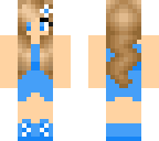 blue girl