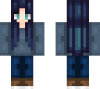 blue girl