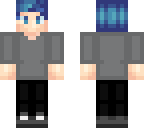 blue hair boy