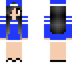 dark blue cute girl
