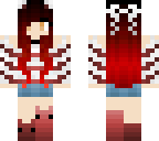 maroon cat girl