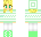 mint green winter outift