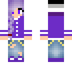 modern purple girl