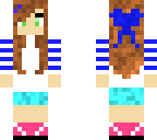 pretty in blue girl