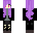 purple emoish girl