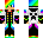 rainbow head