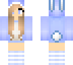 blue bunny girl edit