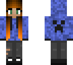 blue creeper hoodie