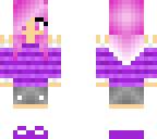 cute pink haired girl xx