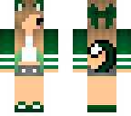 green cat girl