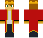 king with robe