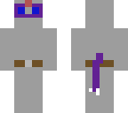 purple knight with tail