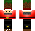 santa takes a grassblock
