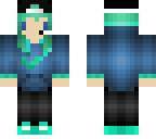 cute blue teal nike girl