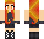 fiery girl no overlay