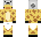 giraffe with bear hat