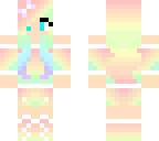 pastel rainbow girl