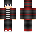 red and black jacket boy