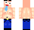 shirtless man