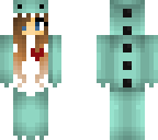 blue dino girl