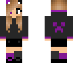 brown or blond creeper hoodie girl
