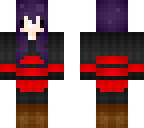 cute chibi with black and red outfit