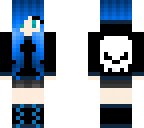 evil blue girl