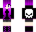 evil purple girl