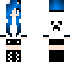 pup wolf plays minecraft skin