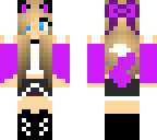purple wolf girl