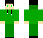 teen with green hoodie